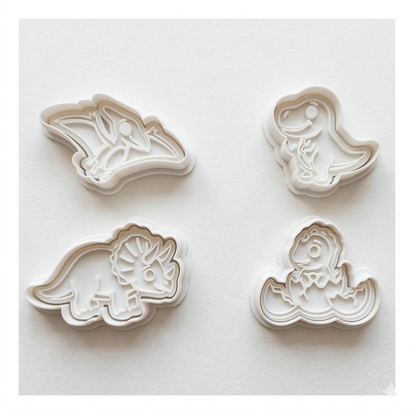 Cookie Cutter - Cute Dinosaur (4pc)