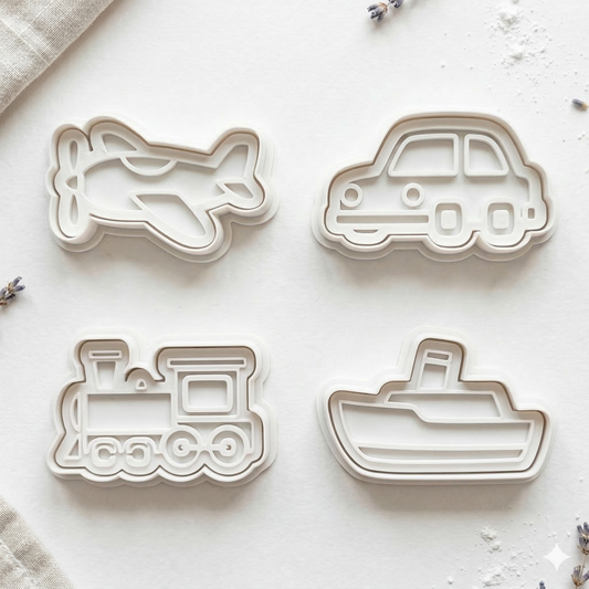 Cookie Cutter - Cute Vehicles (4pc)