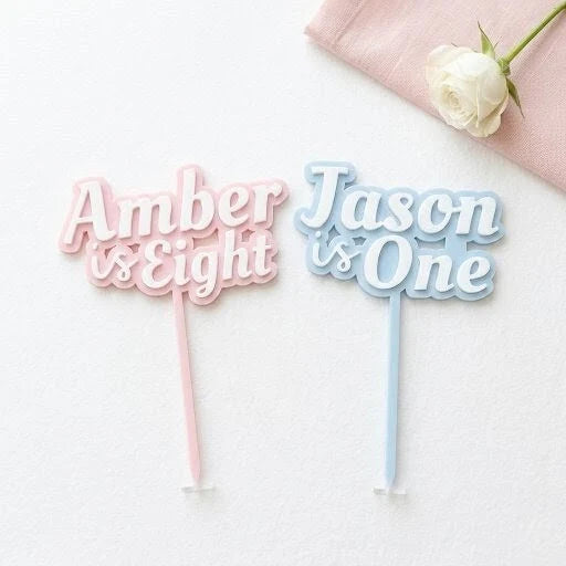 Cake Topper - Custom Birthday Milestone Topper